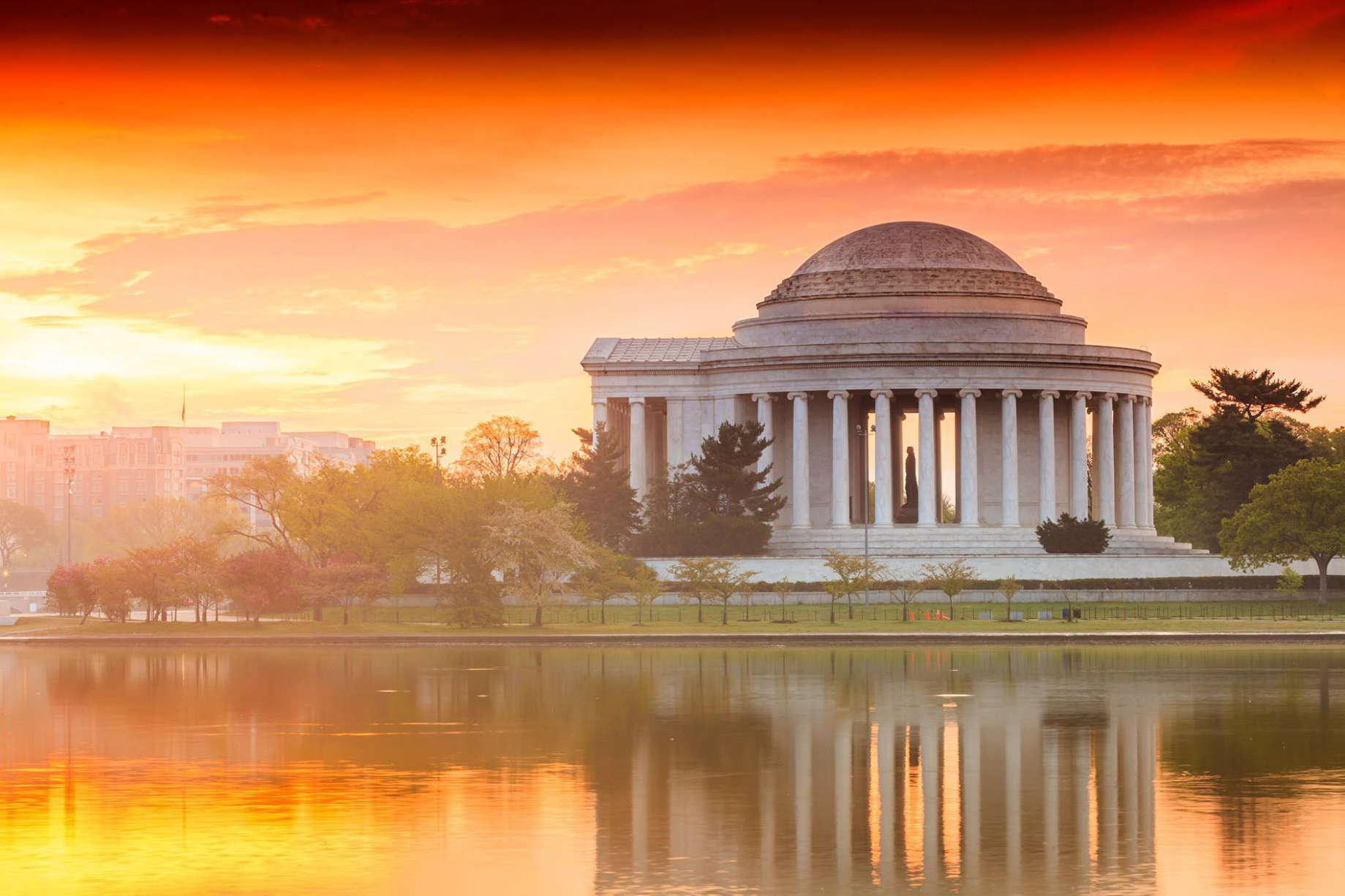 The Ritz-Carlton Georgetown, Washington, D.C. Hotel - Washington, D.C. USA - Thomas Jefferson Memorial Sunset