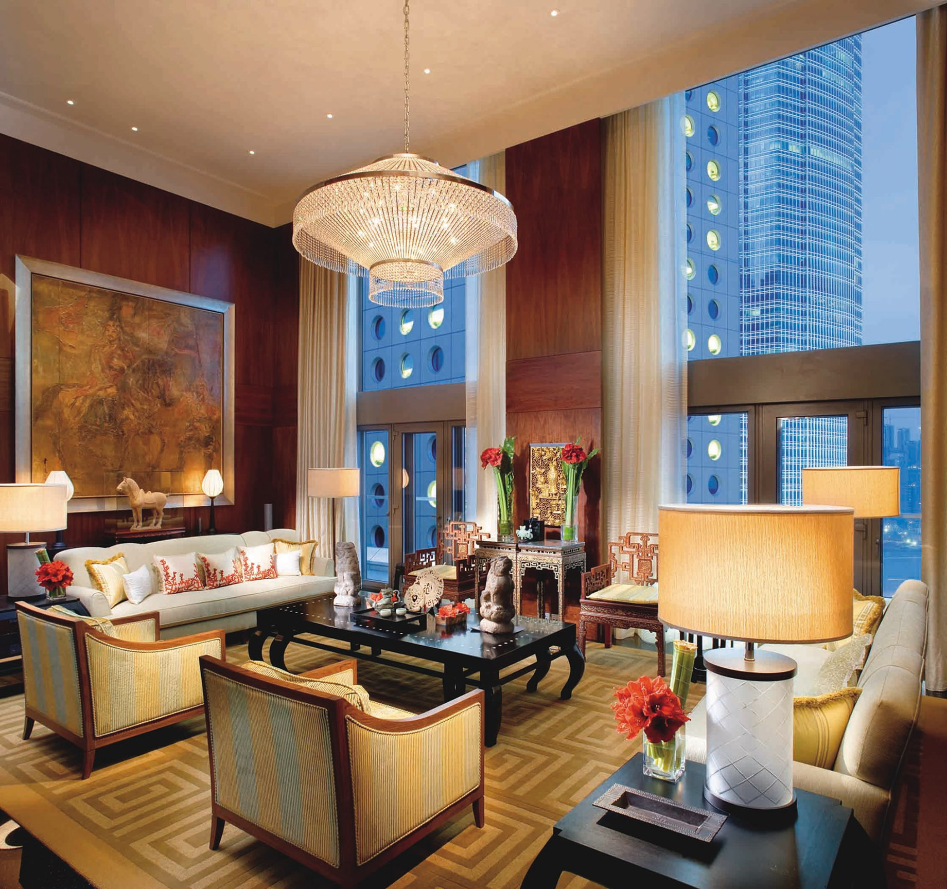 Mandarin Oriental, Hong Kong Hotel - Hong Kong, China - Mandarin Suite Living Room