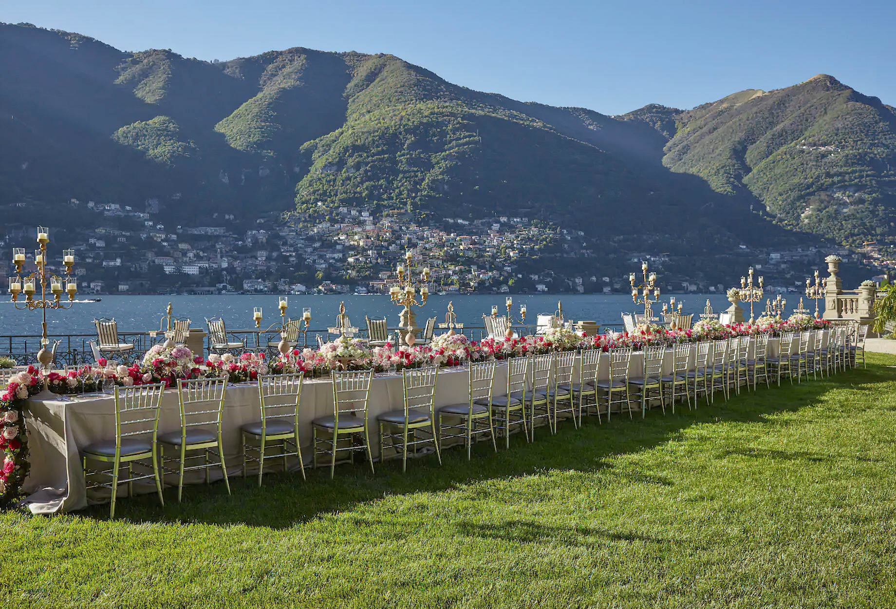 Mandarin Oriental, Lago di Como Hotel – Lake Como, Italy – Exterior Lawn Wedding