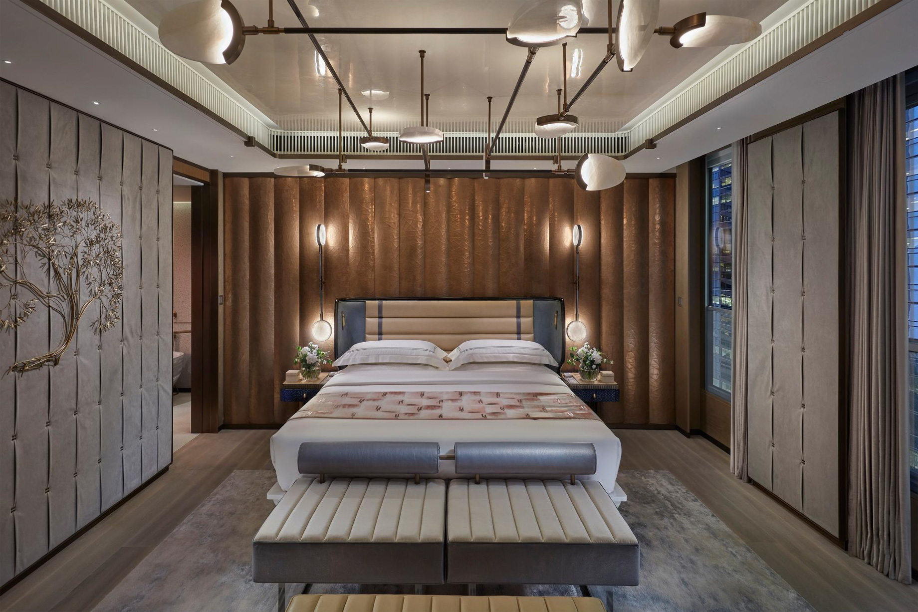 The Landmark Mandarin Oriental, Hong Kong Hotel – Hong Kong, China – Entertainment Suite Bedroom