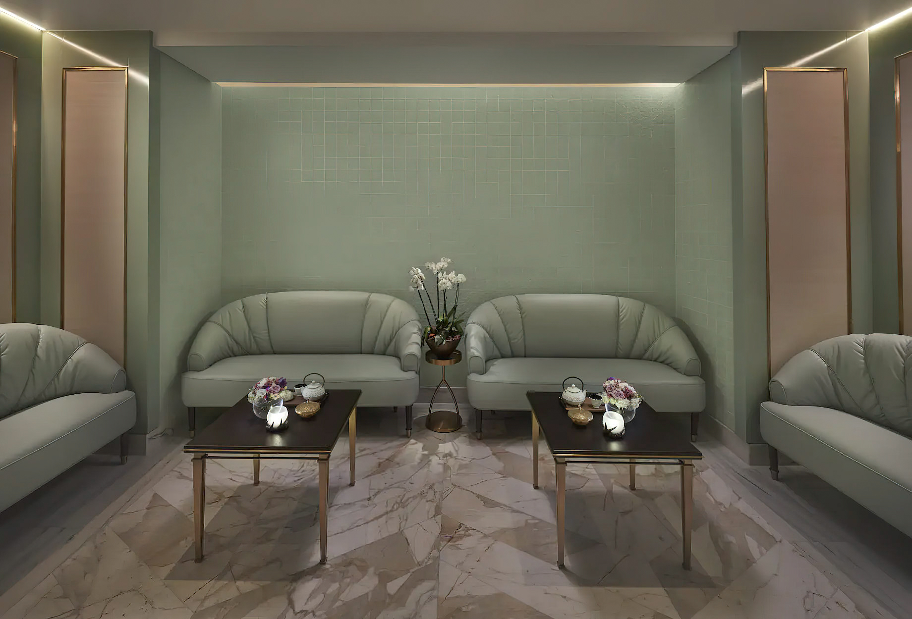 Mandarin Oriental, Doha Hotel - Doha, Qatar - Spa Tea Lounge