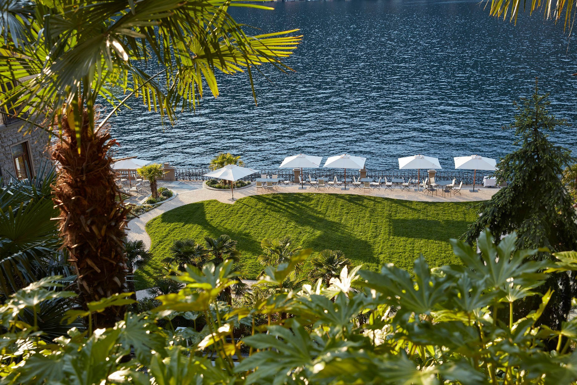 Mandarin Oriental, Lago di Como Hotel – Lake Como, Italy – Exterior Lawn Como Lake View