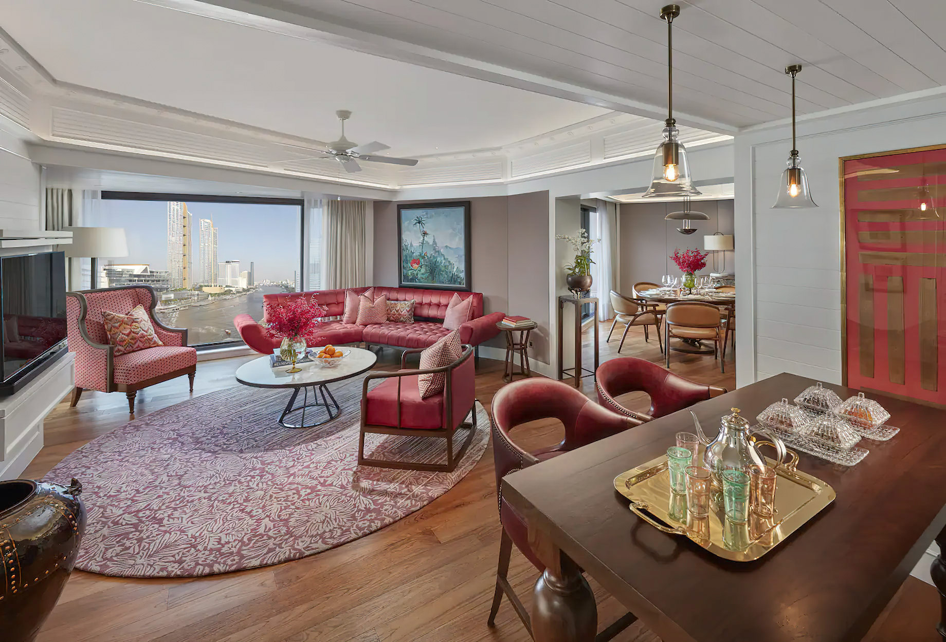 Mandarin Oriental, Bangkok Hotel - Bangkok, Thailand - Premier One Bedroom Suite Living Room