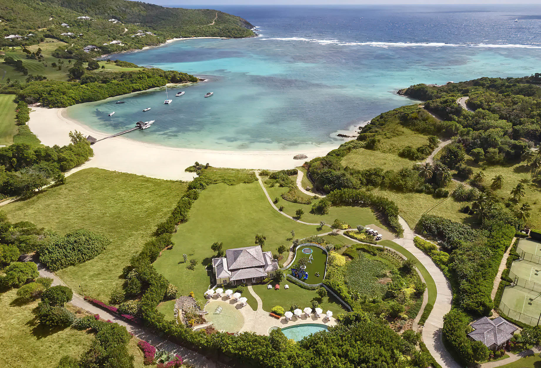 Mandarin Oriental, Canouan Island Resort – Saint Vincent and the Grenadines – Hotel Kids Club Aerial View