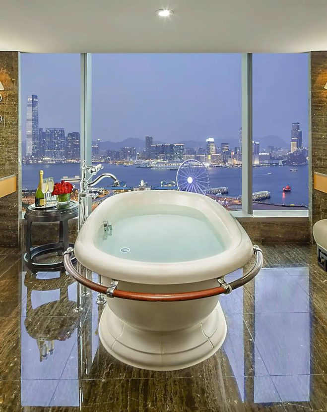 Mandarin Oriental, Hong Kong Hotel - Hong Kong, China - Harbour View Suite Bathroom