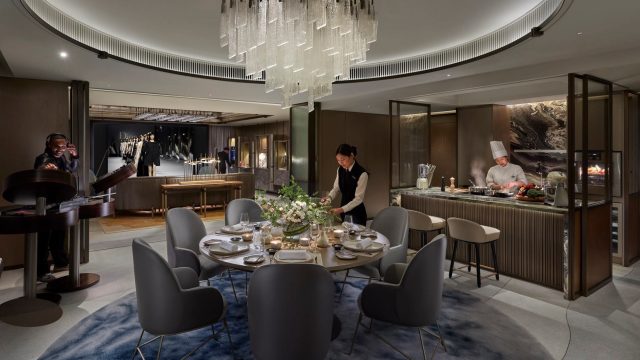 The Landmark Mandarin Oriental, Hong Kong Hotel - Hong Kong, China - Entertainment Suite Dining