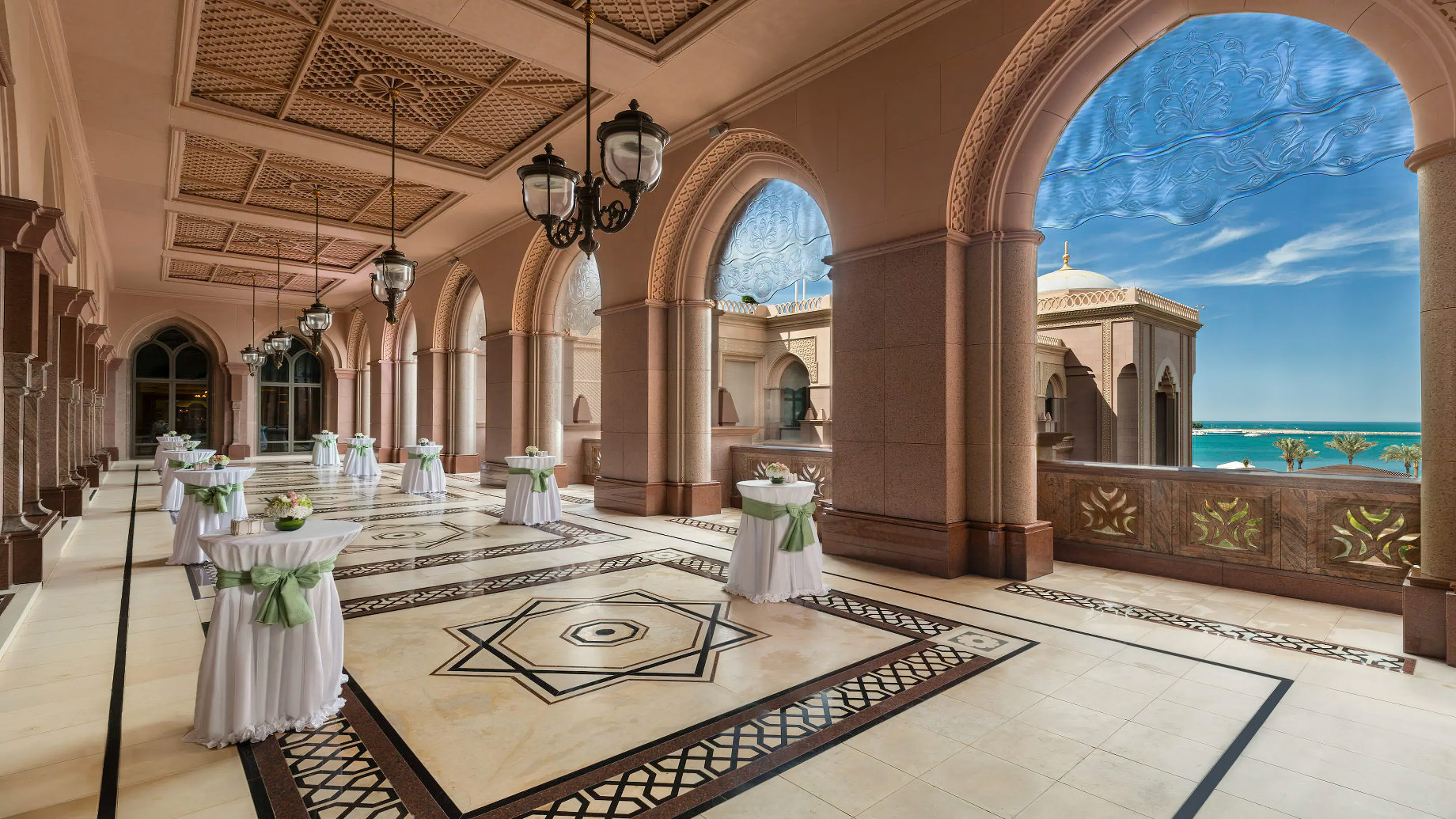 Emirates Palace Abu Dhabi Hotel – Abu Dhabi, UAE – East Wing Terrace