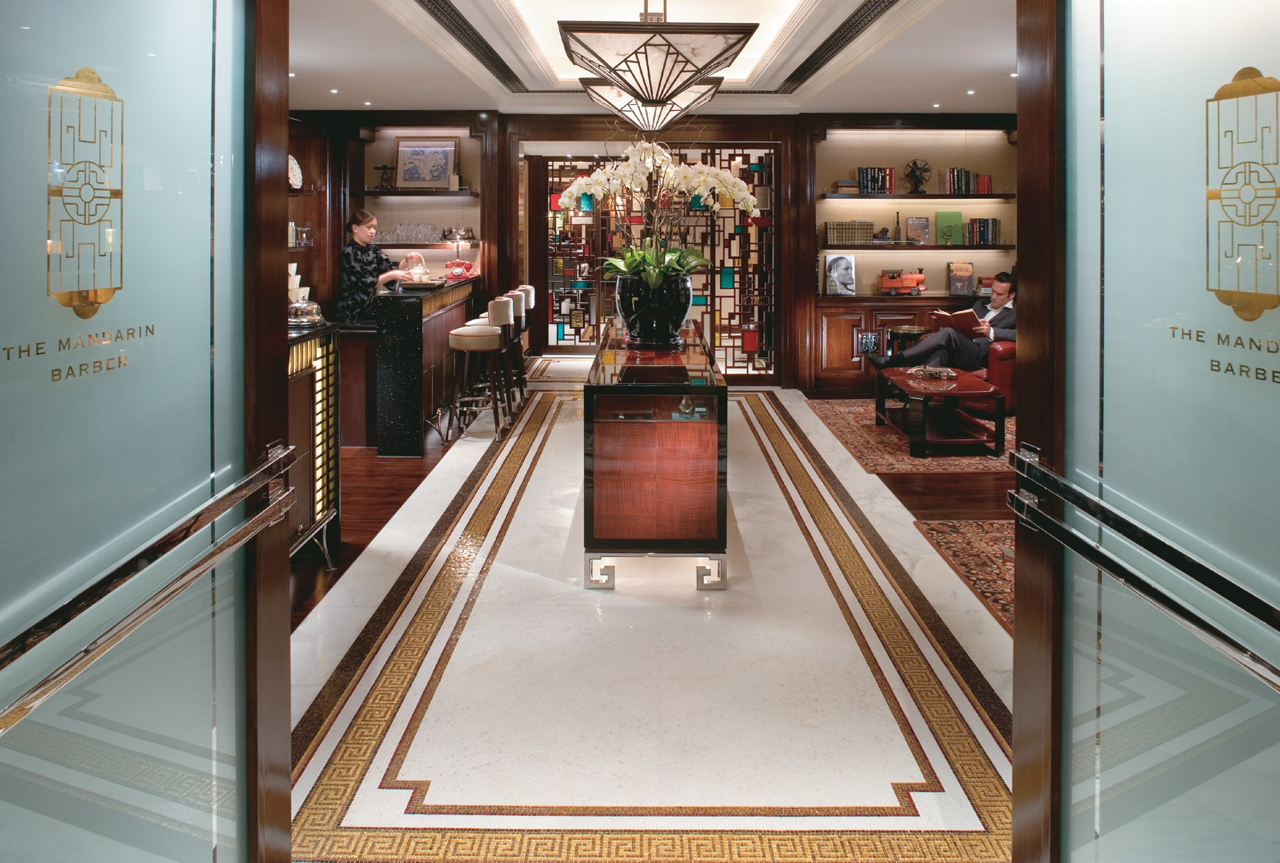 Mandarin Oriental, Hong Kong Hotel – Hong Kong, China – The Manderin Barber