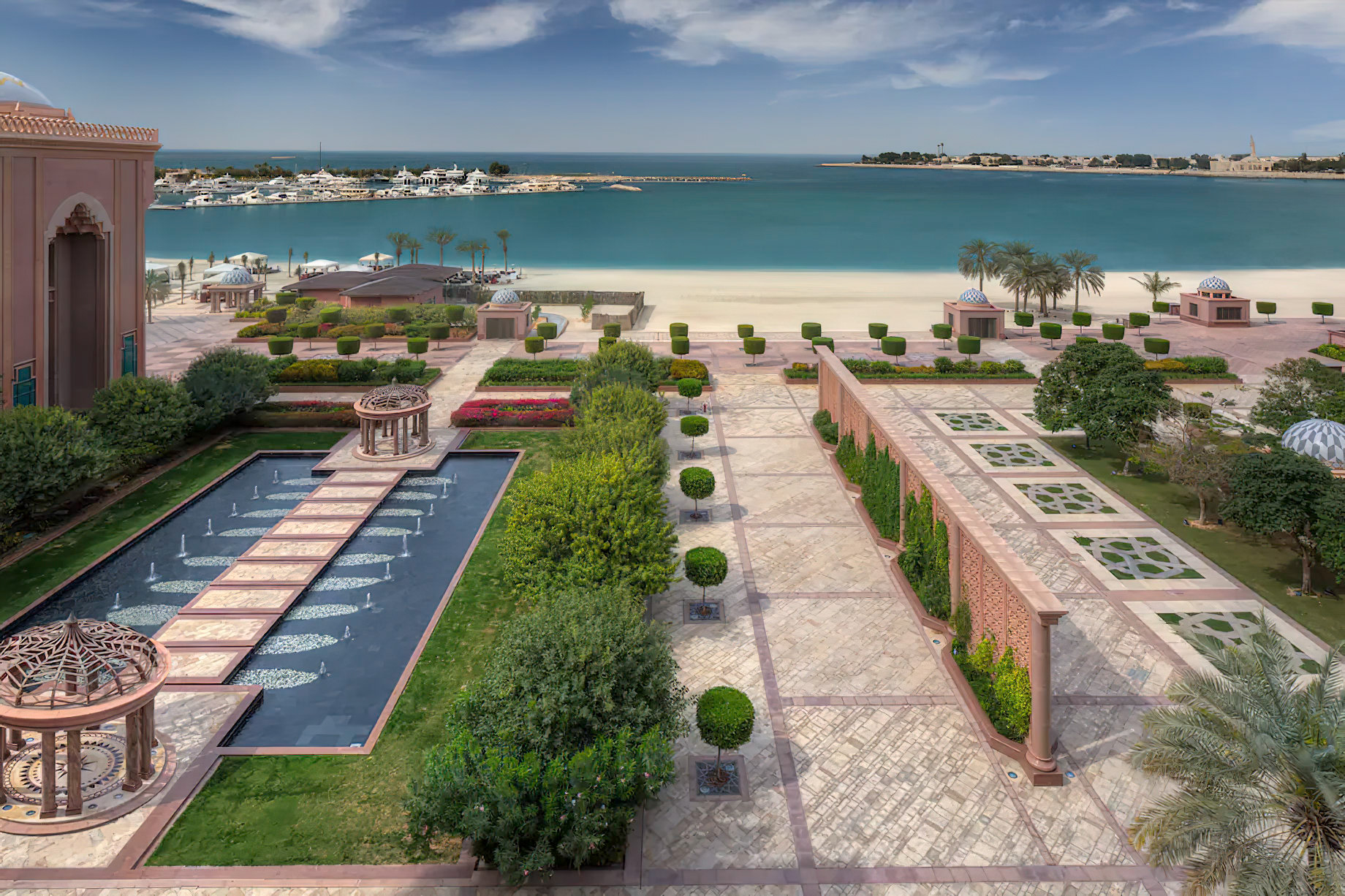 Emirates Palace Abu Dhabi Hotel – Abu Dhabi, UAE – Ballroom Terrace Sea View