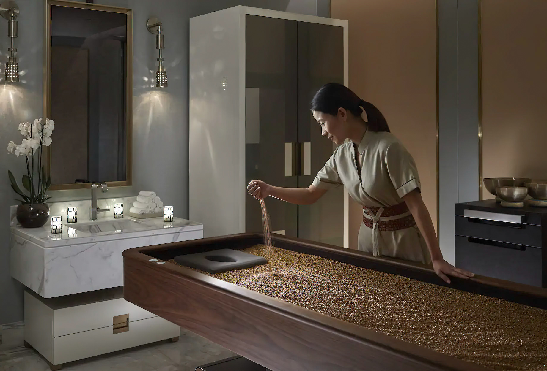 Mandarin Oriental, Doha Hotel – Doha, Qatar – Spa Quartz Bed Treatment
