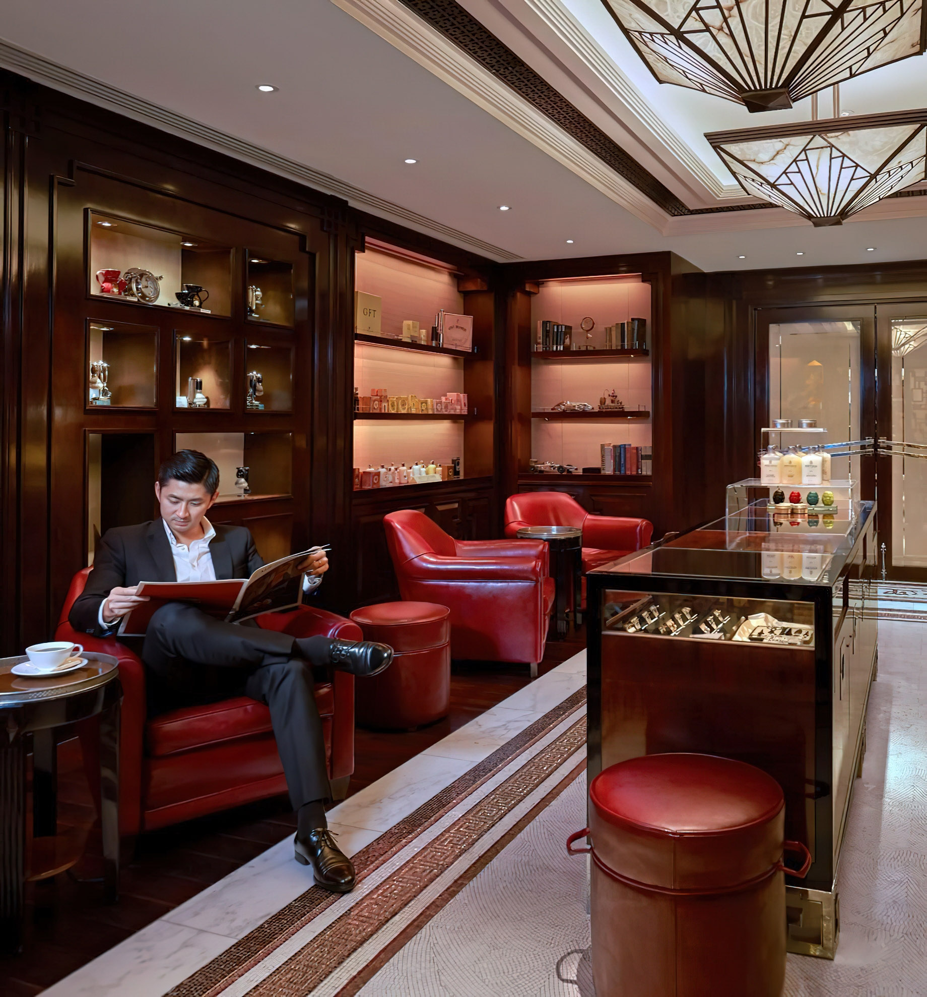 Mandarin Oriental, Hong Kong Hotel – Hong Kong, China – The Manderin Barber