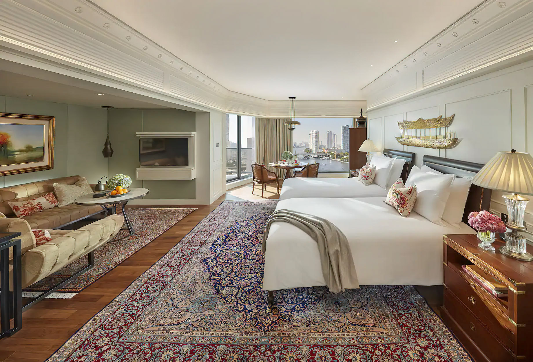 Mandarin Oriental, Bangkok Hotel - Bangkok, Thailand - Selindia Two Bedroom Suite Bedroom Twin
