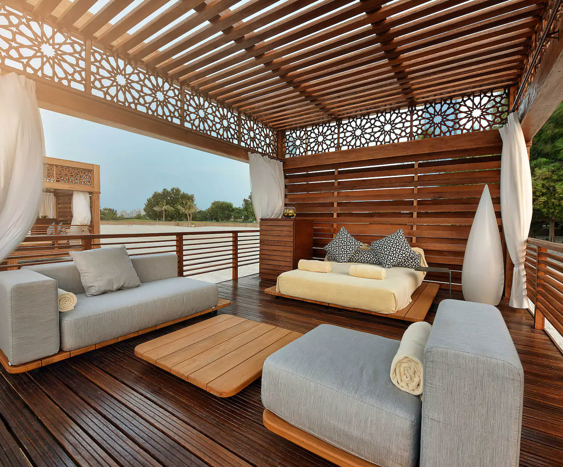 Emirates Palace Abu Dhabi Hotel – Abu Dhabi, UAE – Beach Cabana