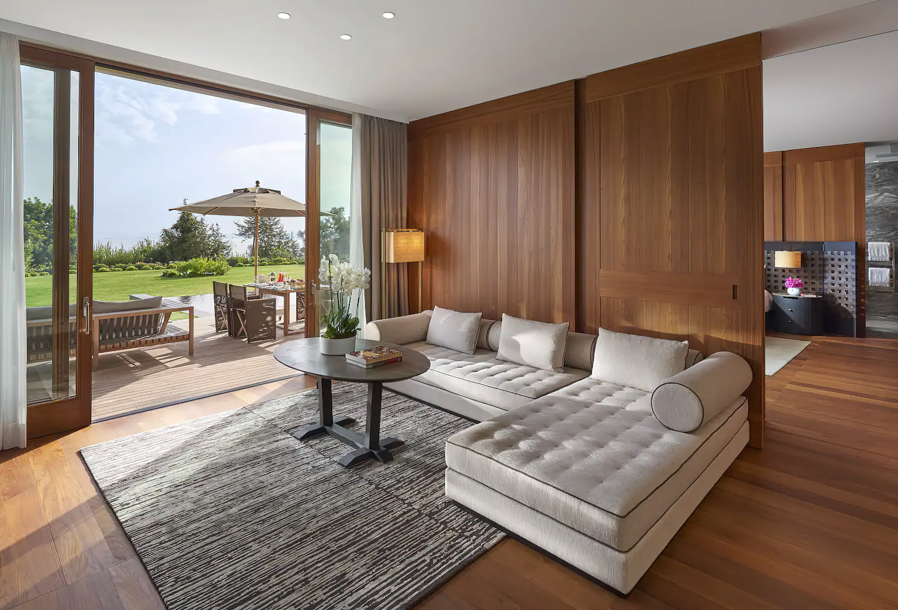 Mandarin Oriental, Bodrum Hotel – Bodrum, Turkey – Blue Beach Villa Four Bedroom Living Room