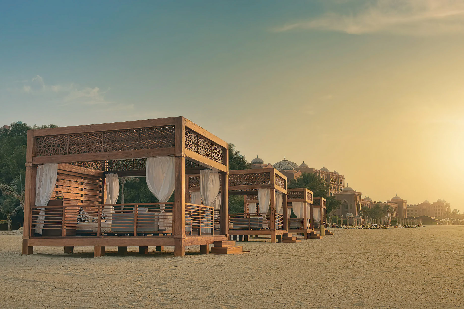 Emirates Palace Abu Dhabi Hotel – Abu Dhabi, UAE – Beach Cabana