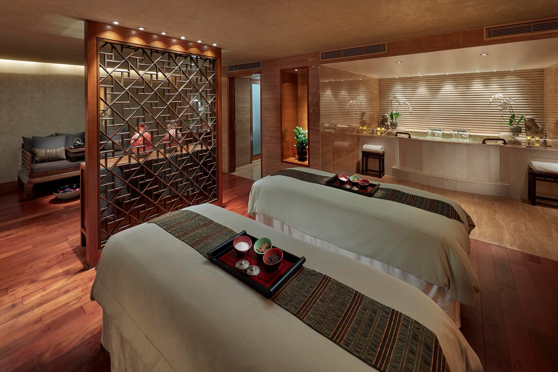 Mandarin Oriental, Hong Kong Hotel – Hong Kong, China – Spa Treatment Tables