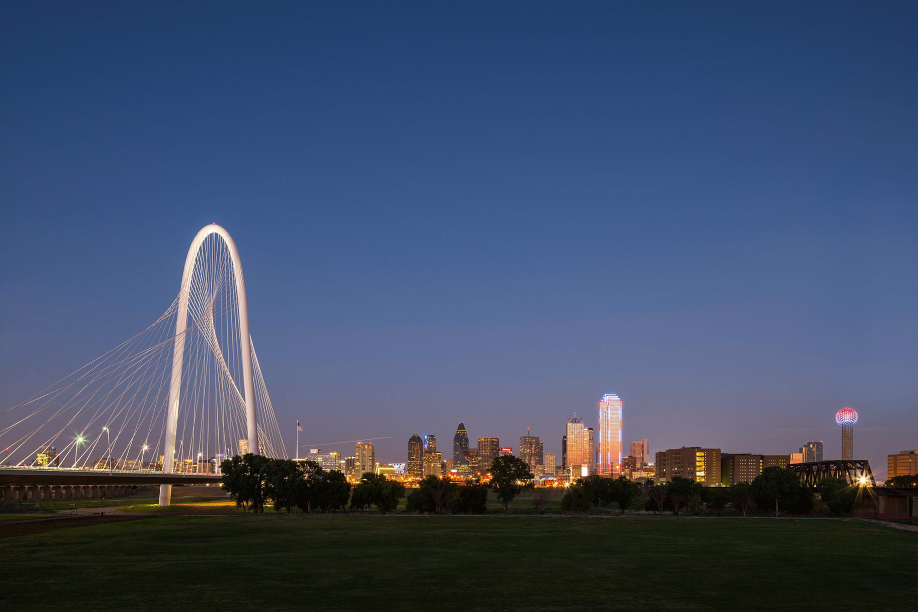 The Ritz-Carlton, Dallas Hotel – Dallas, TX, USA – Dallas City Skyline Night View