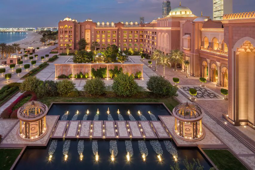 Emirates Palace Abu Dhabi Hotel - Abu Dhabi, UAE - Ballroom Terrace Palace View