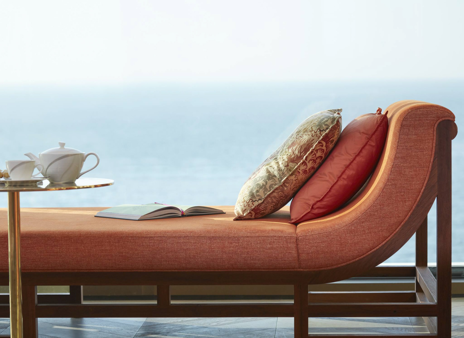 Mandarin Oriental Jumeira, Dubai Resort – Jumeirah, Dubai, UAE – Mandarin Suite Sea Front Living Room Chair Ocean View