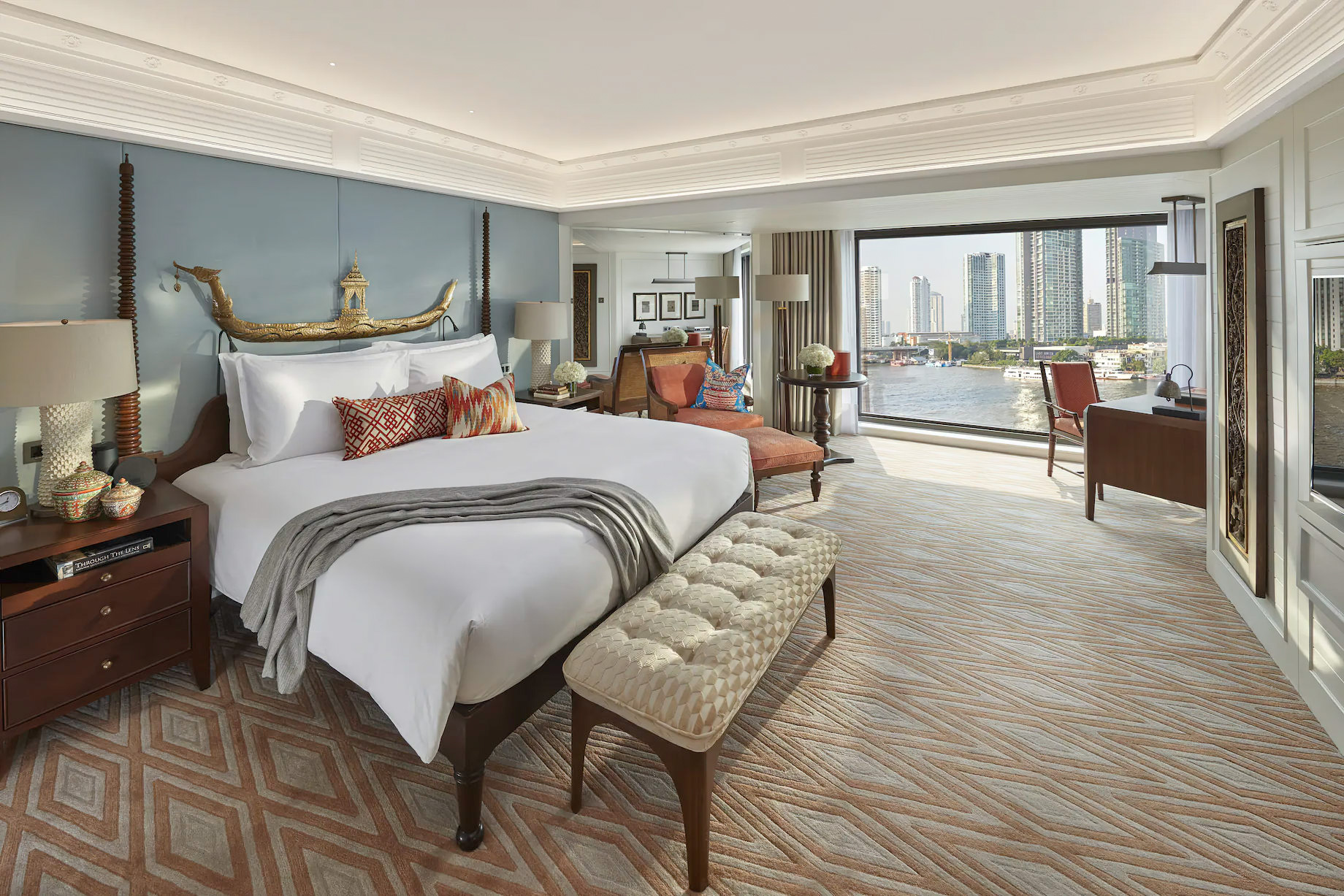 Mandarin Oriental, Bangkok Hotel – Bangkok, Thailand – Authors Suite Bedroom View
