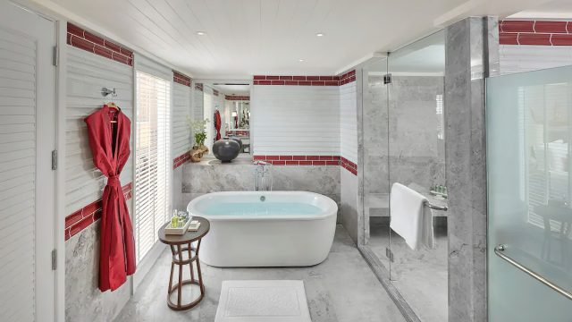 Mandarin Oriental, Bangkok Hotel - Bangkok, Thailand - Premier One Bedroom Suite Bathroom