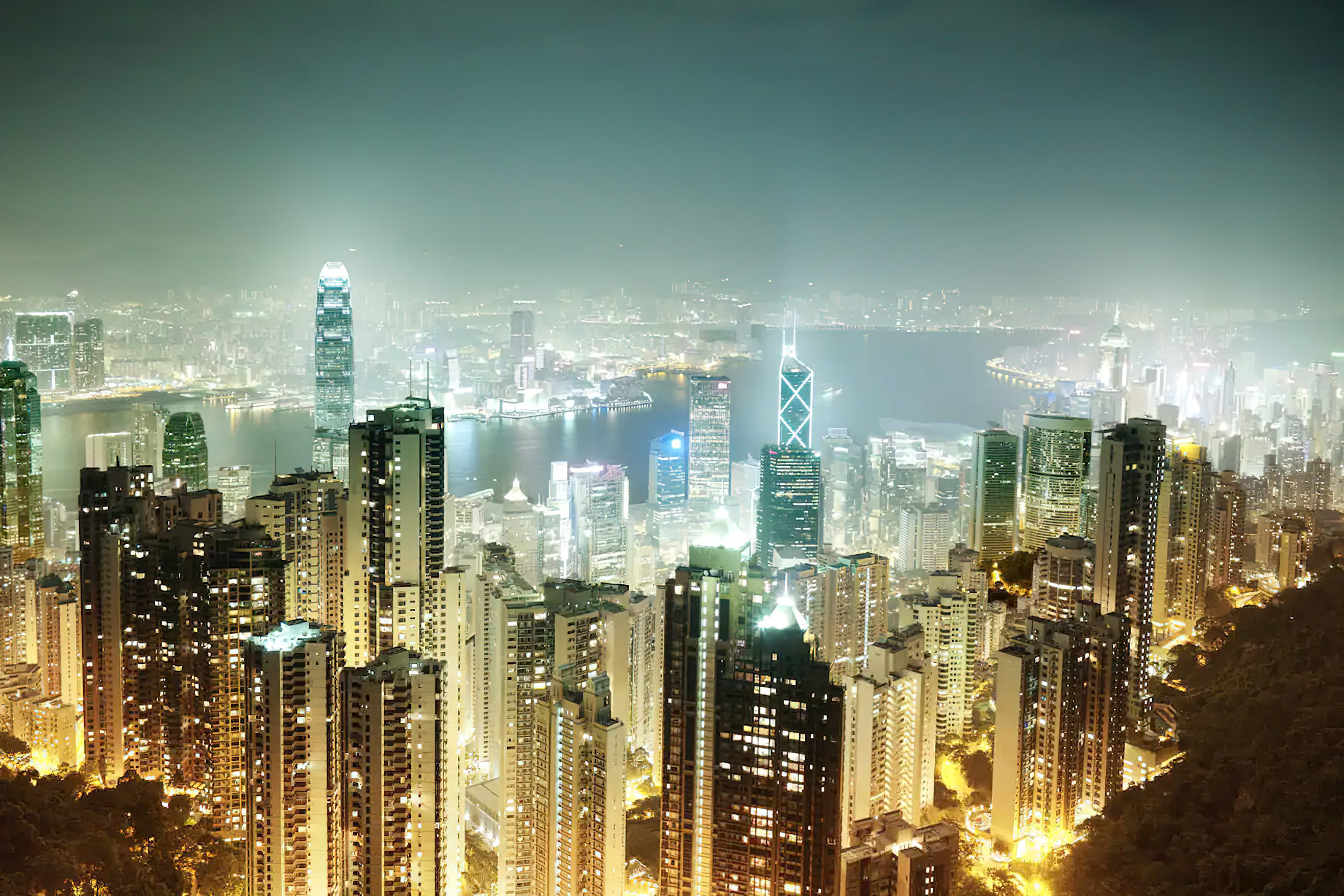 The Landmark Mandarin Oriental, Hong Kong Hotel – Hong Kong, China – Hong Kong Night View