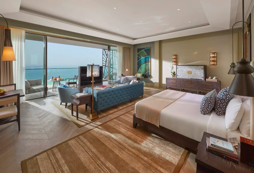 Mandarin Oriental Jumeira, Dubai Resort - Jumeirah, Dubai, UAE - Junior Suite Sea View Bedroom
