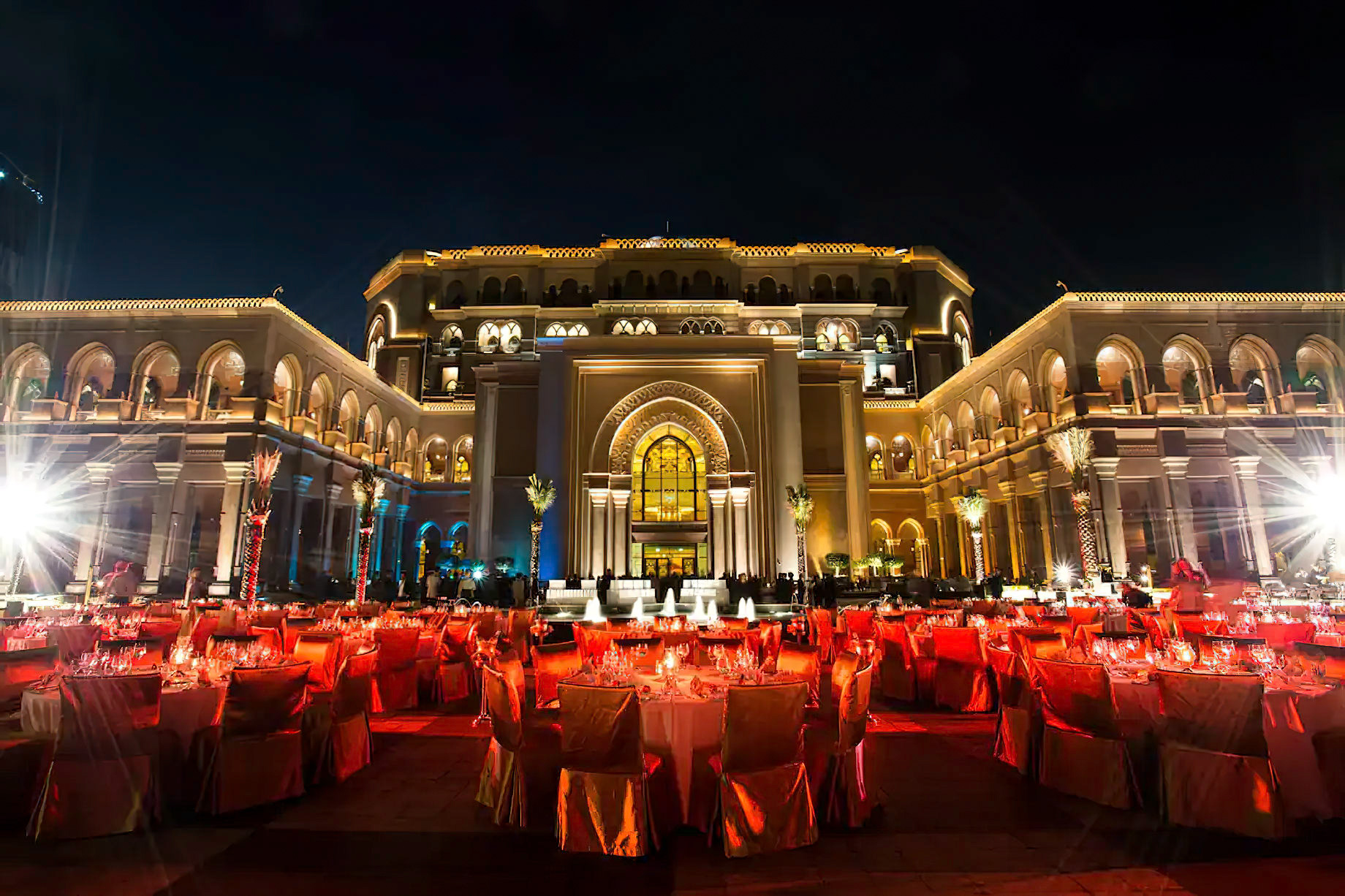 Emirates Palace Abu Dhabi Hotel – Abu Dhabi, UAE – Palace Terrace Dinner Night