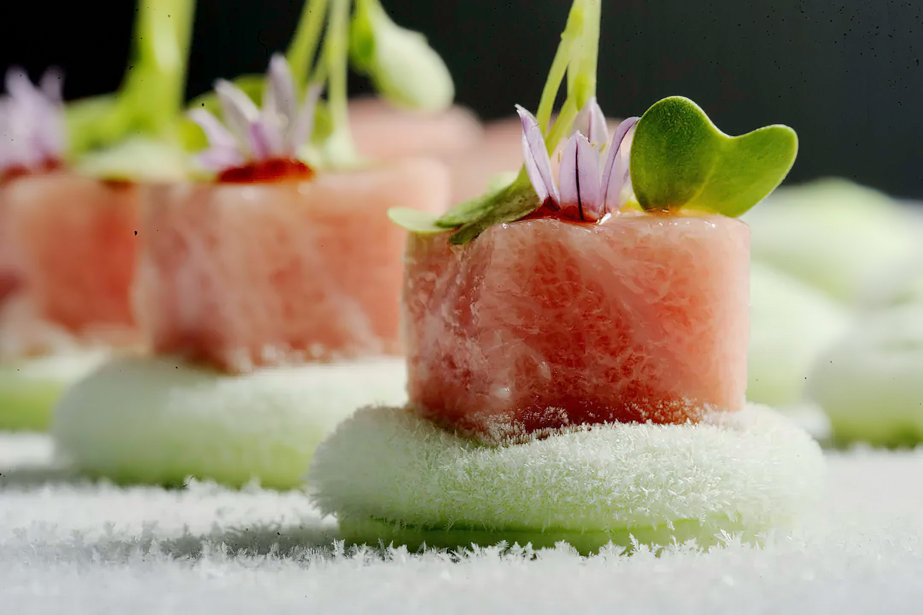 Mandarin Oriental, Hong Kong Hotel – Hong Kong, China – Catering Tuna Blini