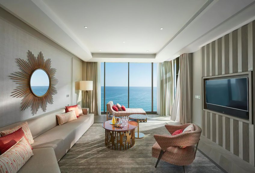 Mandarin Oriental Jumeira, Dubai Resort - Jumeirah, Dubai, UAE - Two Bedroom Suite Living Room
