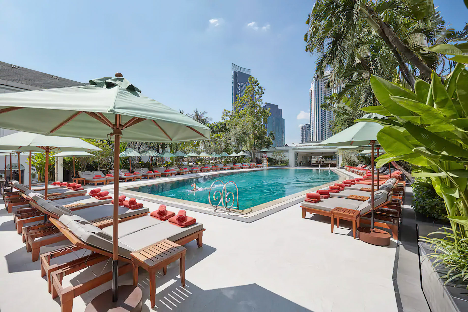 Mandarin Oriental, Bangkok Hotel - Bangkok, Thailand - Pool Deck