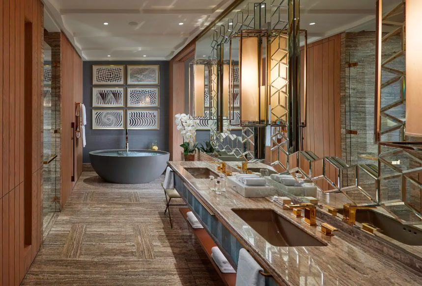 Mandarin Oriental Jumeira, Dubai Resort - Jumeirah, Dubai, UAE - Guest Suite Bathroom