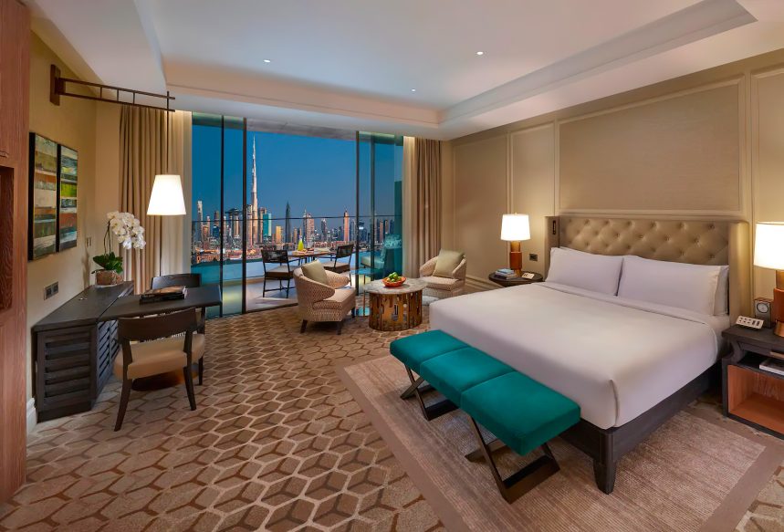 Mandarin Oriental Jumeira, Dubai Resort - Jumeirah, Dubai, UAE - Deluxe City Skyline View Room