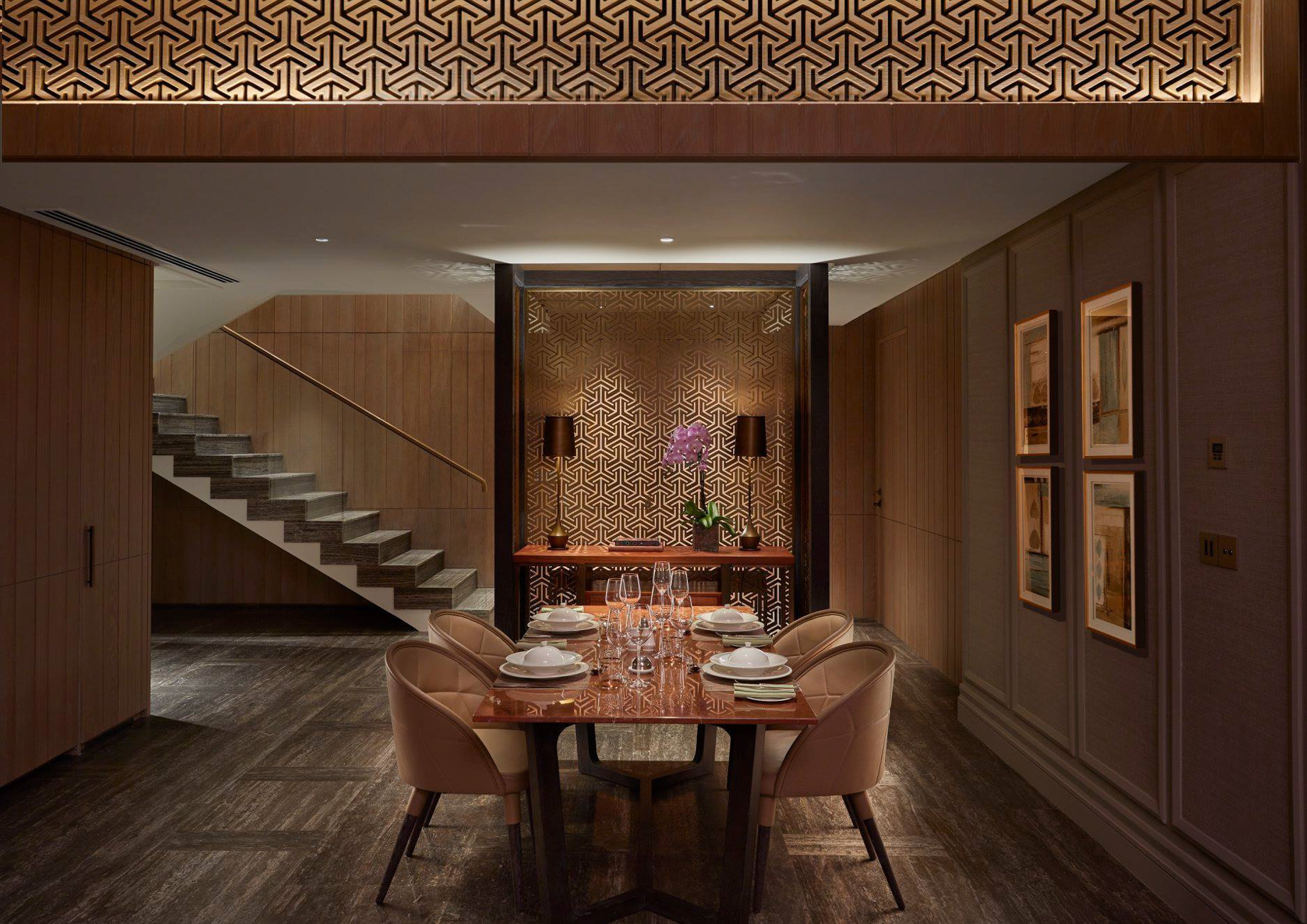 Mandarin Oriental Jumeira, Dubai Resort – Jumeirah, Dubai, UAE – Guest Suite Dining Room