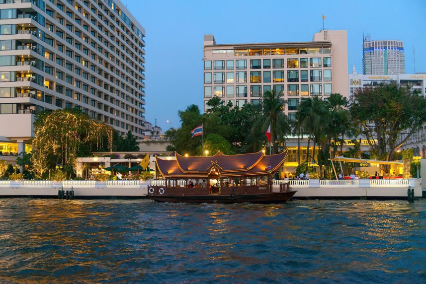 Mandarin Oriental, Bangkok Hotel - Bangkok, Thailand - Hotel River View Dusk