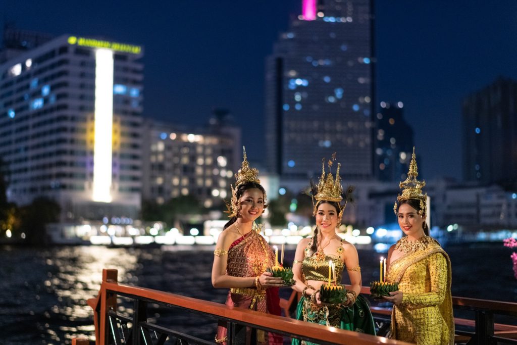 Mandarin Oriental, Bangkok Hotel - Bangkok, Thailand - Hotel River View Night