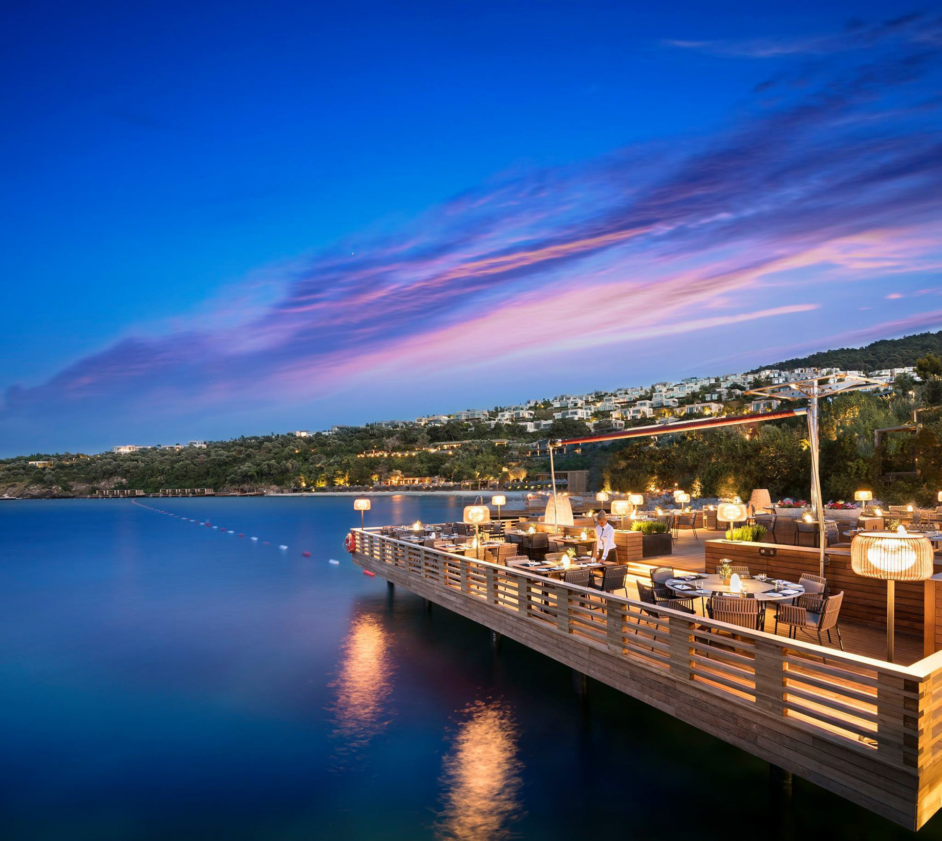 Mandarin Oriental, Bodrum Hotel – Bodrum, Turkey – Hakkasan Restaurant Terrace Night