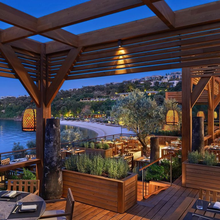 Mandarin Oriental, Bodrum Hotel – Bodrum, Turkey – Kurochan by IOKI Restaurant Terrace Night