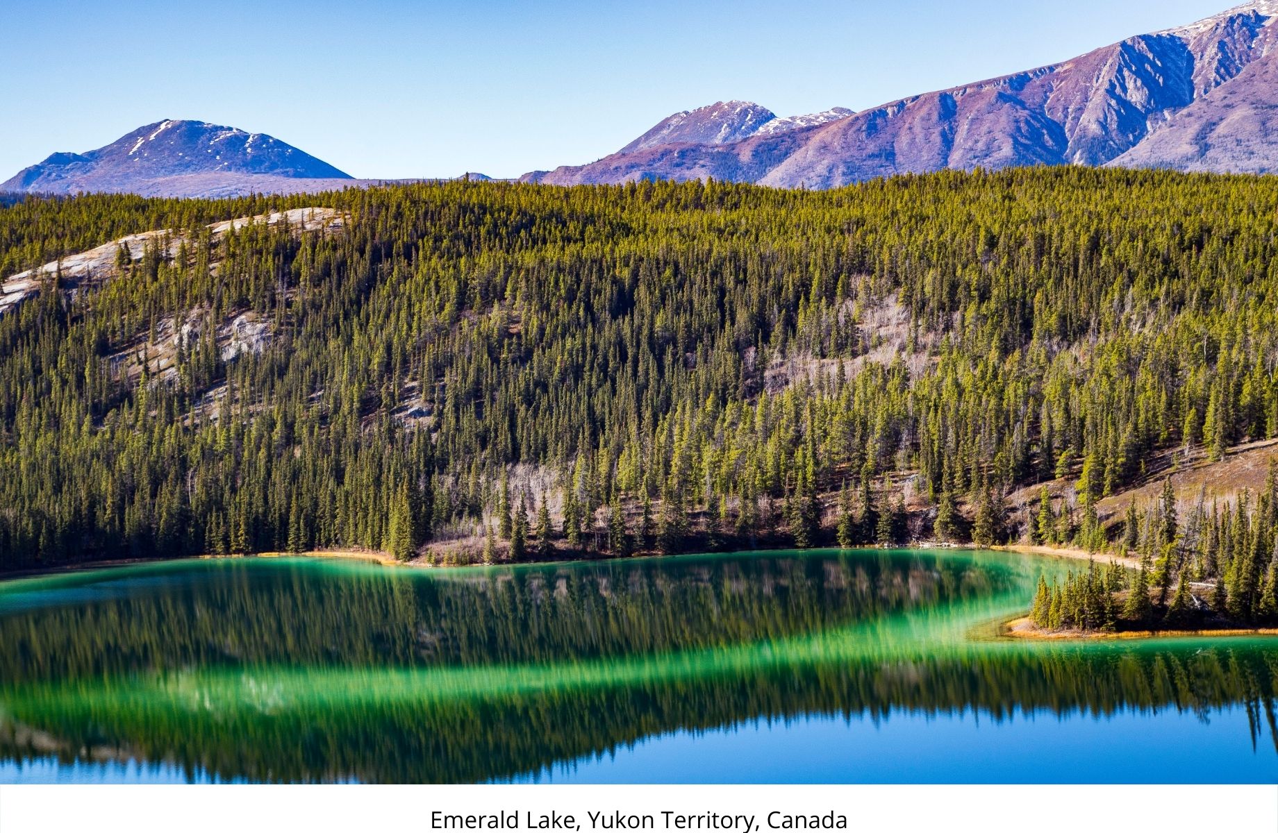 Emerald Lake, Yukon Territory, Canada