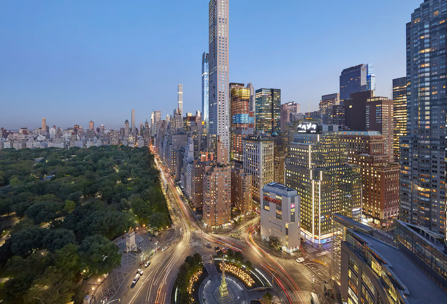 Mandarin Oriental, New York Hotel – New York, NY, USA – Columbus Circle View