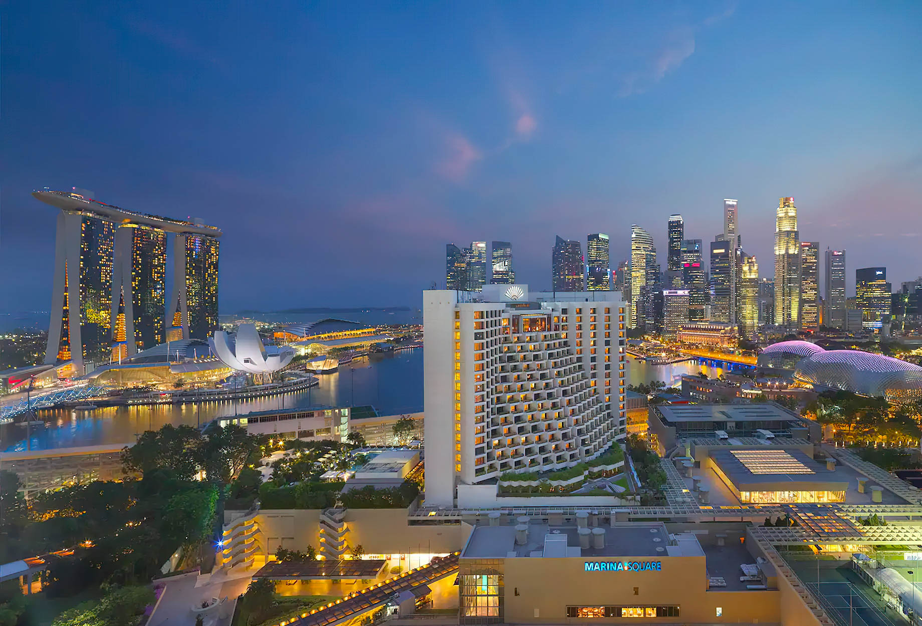 Mandarin Oriental, Singapore Hotel - Singapore - Exterior Aerial View