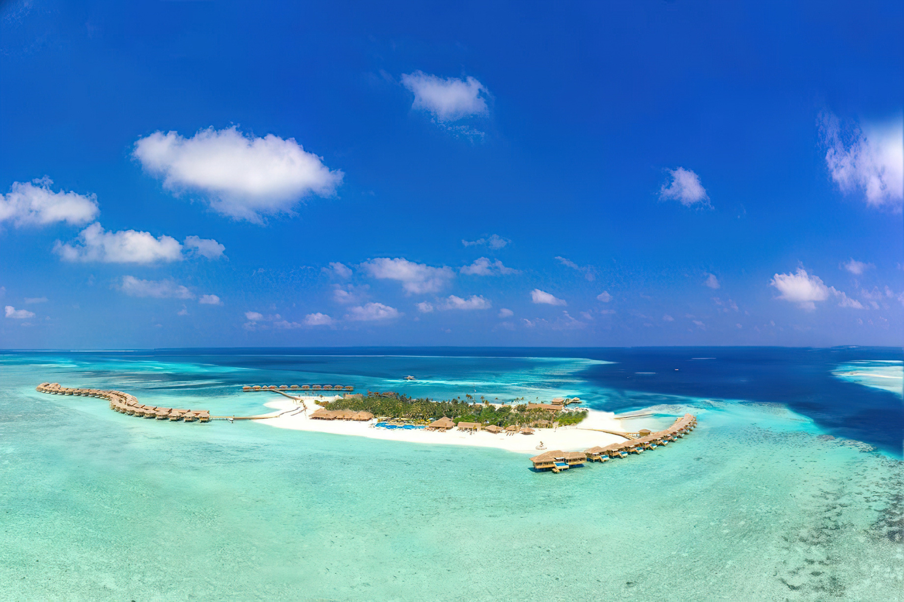 You & Me Maldives Resort - Uthurumaafaru, Raa Atoll, Maldives - Resort Aerial View
