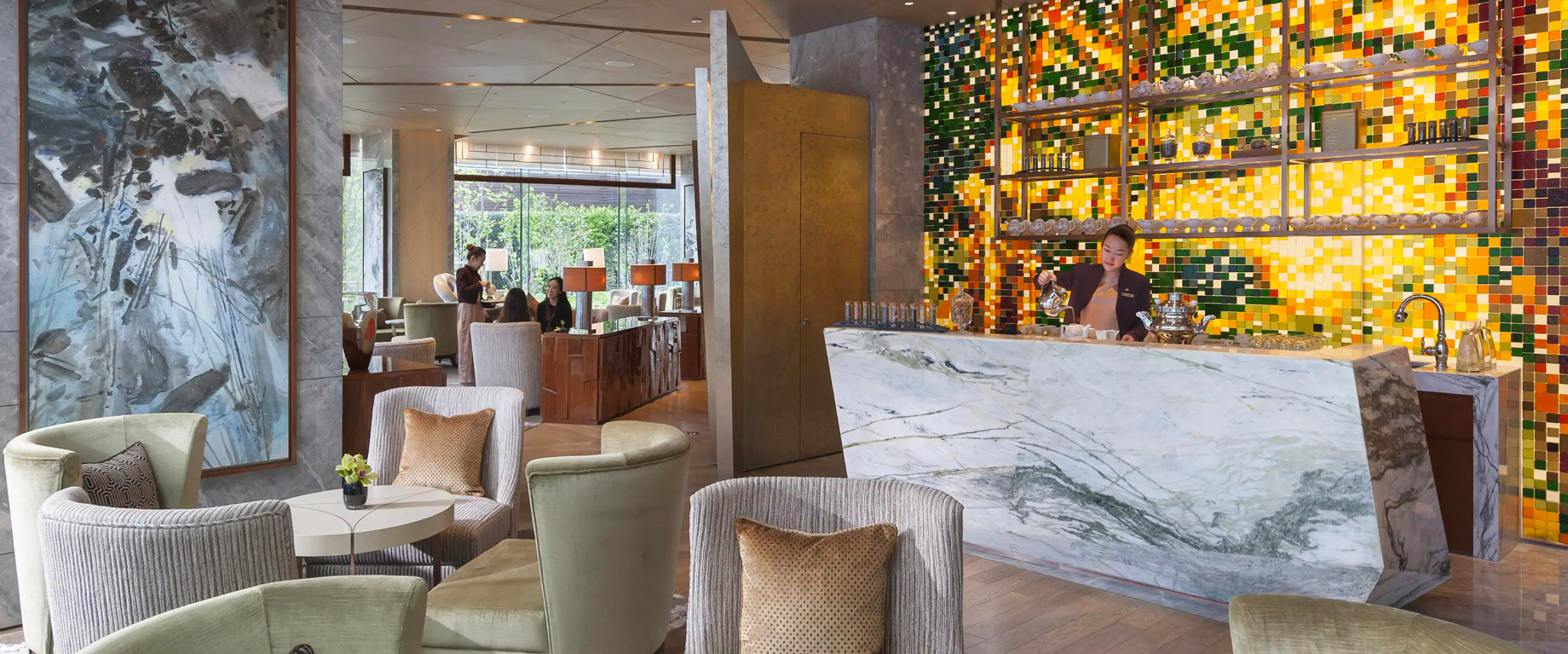 Mandarin Oriental Pudong, Shanghai Hotel – Shanghai, China – Riviera Lounge