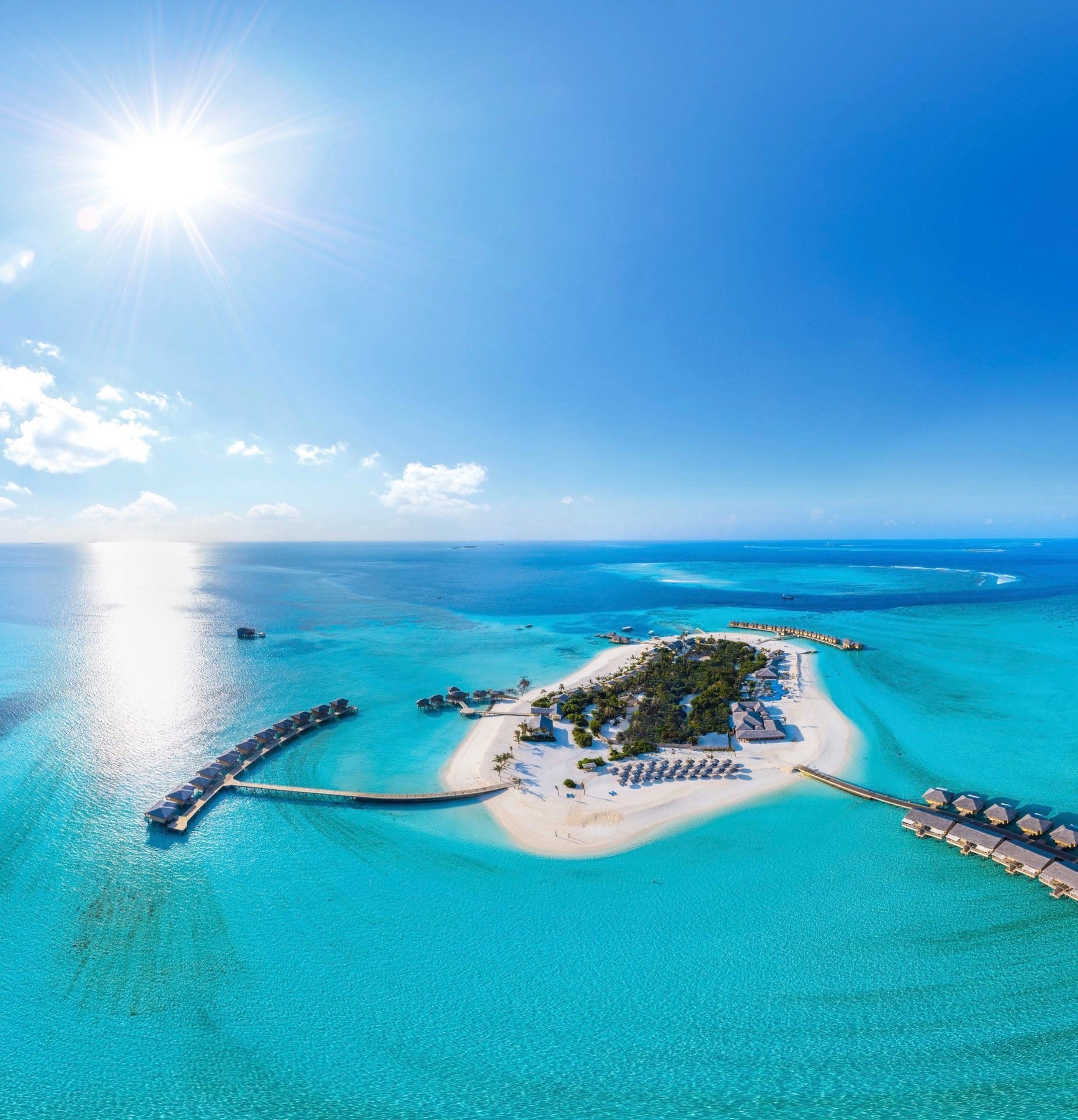 You & Me Maldives Resort - Uthurumaafaru, Raa Atoll, Maldives - Resort Aerial View