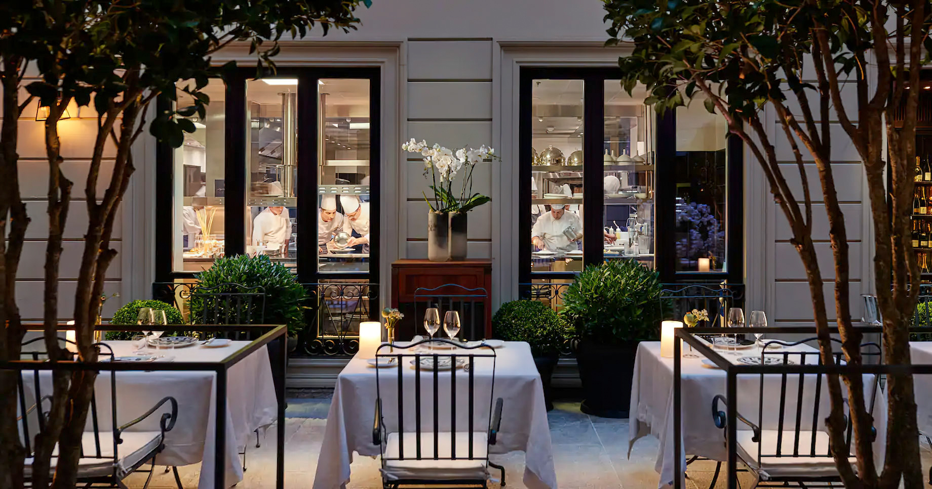 Mandarin Oriental, Milan Hotel – Milan, Italy – Seta Restaurant Courtyard Kitchen
