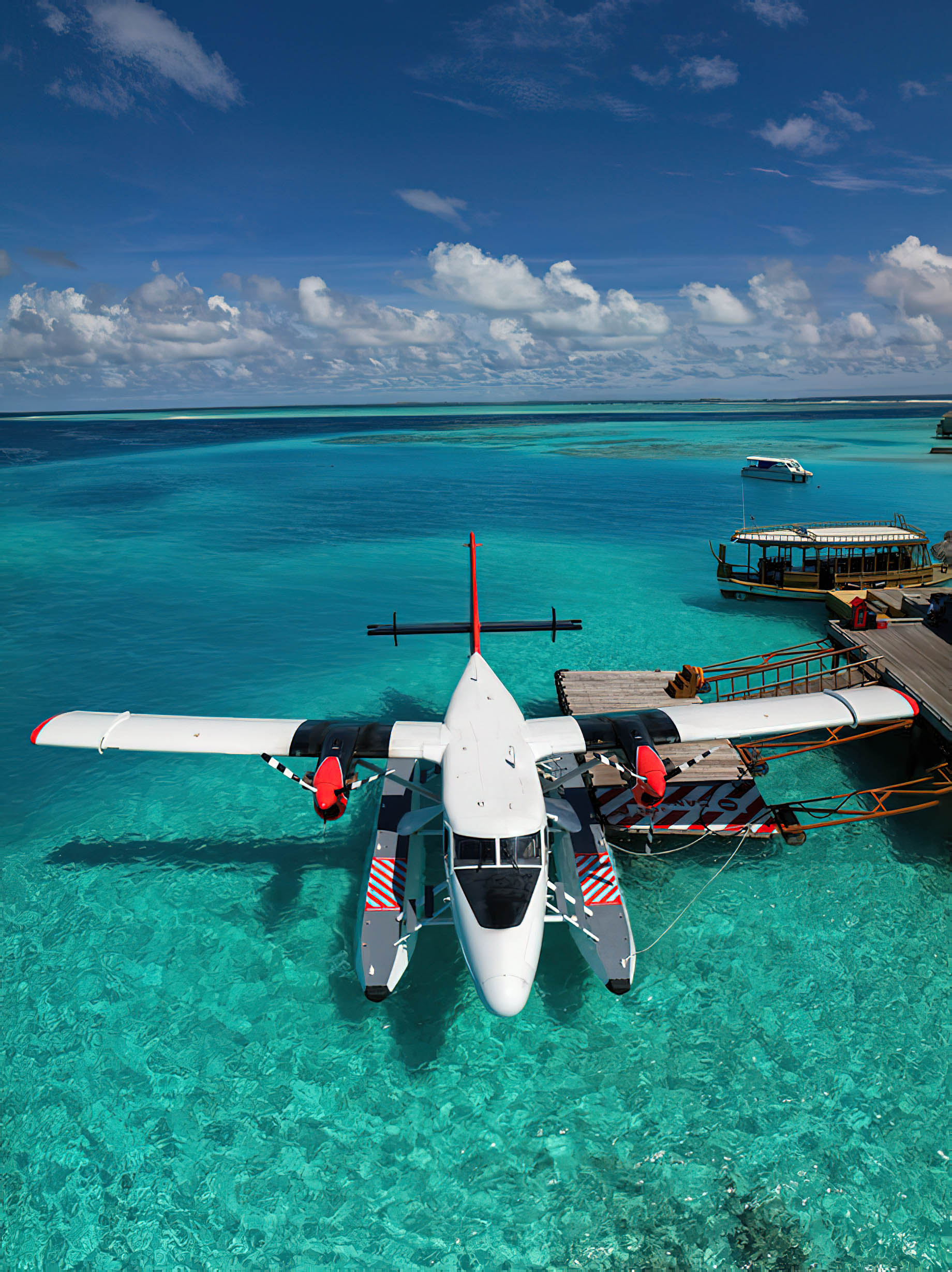 You & Me Maldives Resort - Uthurumaafaru, Raa Atoll, Maldives - Seaplane Arrival