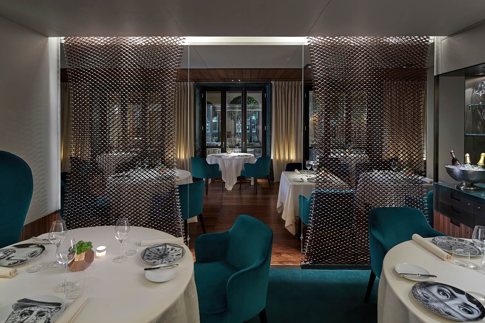 Mandarin Oriental, Milan Hotel - Milan, Italy - Seta Restaurant Dining Room