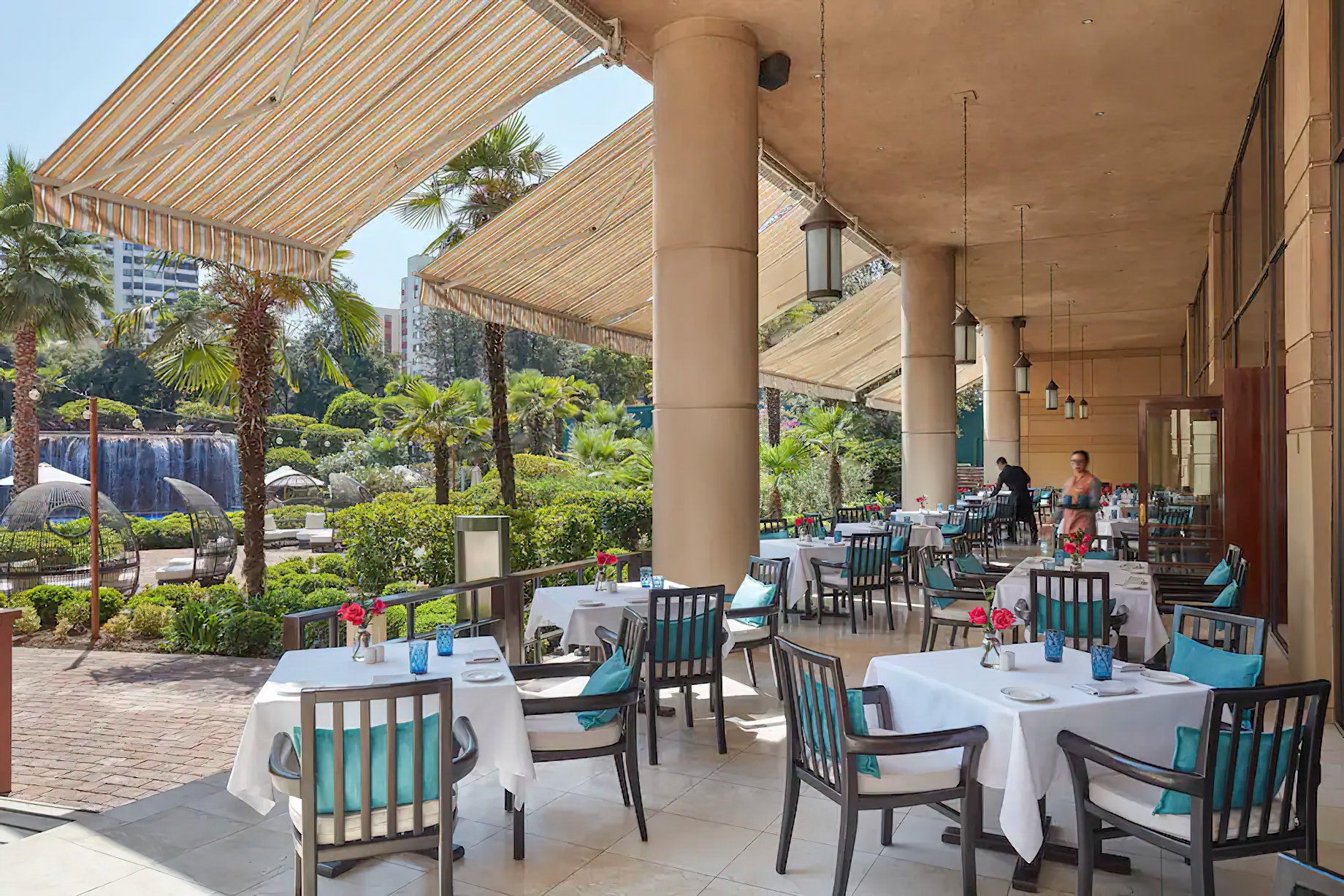 Mandarin Oriental, Santiago Hotel – Santiago, Chile – Senso Restaurant Terrace