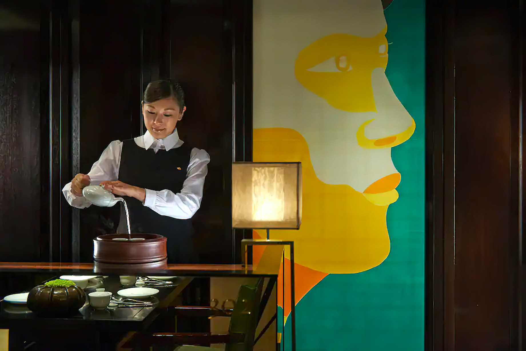 Mandarin Oriental, Taipei, Hotel – Taipei, Taiwan – Ya Ge Restaurant Tea Service