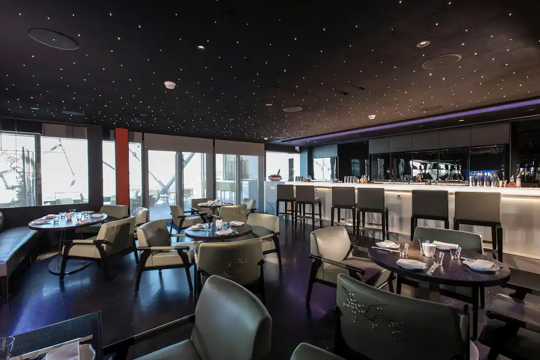 Al Faisaliah Hotel – Riyadh, Saudi Arabia – Yauatcha Restaurant Tables